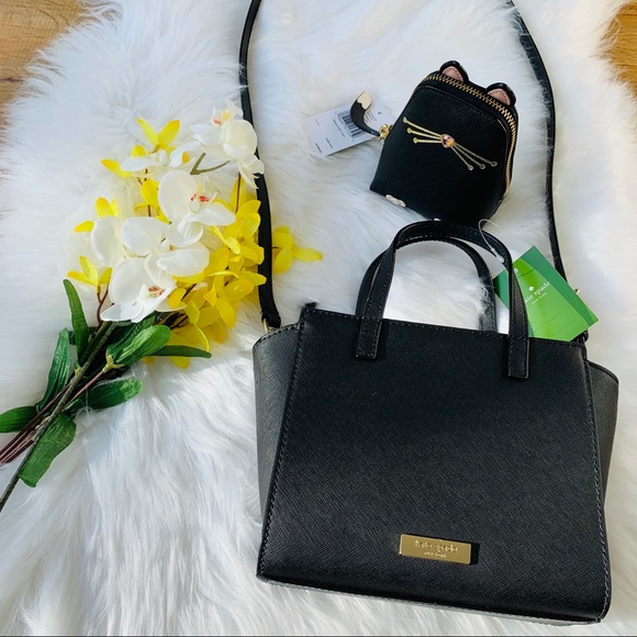 KATE SPADE MINI HAYDEN CAT CROSSBODY COIN PURSE - Picture 3 of 8